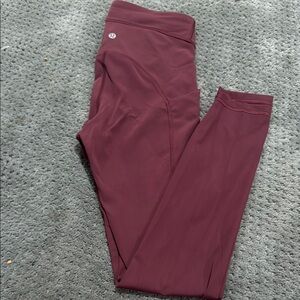 lululemon athletica Burgundy Jeggings